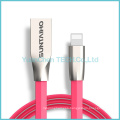 Zinc Alloy USB Data Cable Fast Charging Cable for iPhone